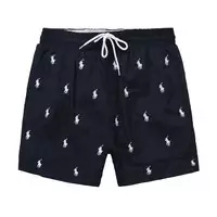 ralph lauren shorts de plage hommes genereux 2013 polo pony black white